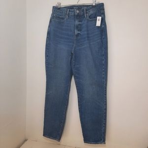 Old Navy OG Straight Extra High Rise Secret Slim Pockets Denim Jeans Size 10